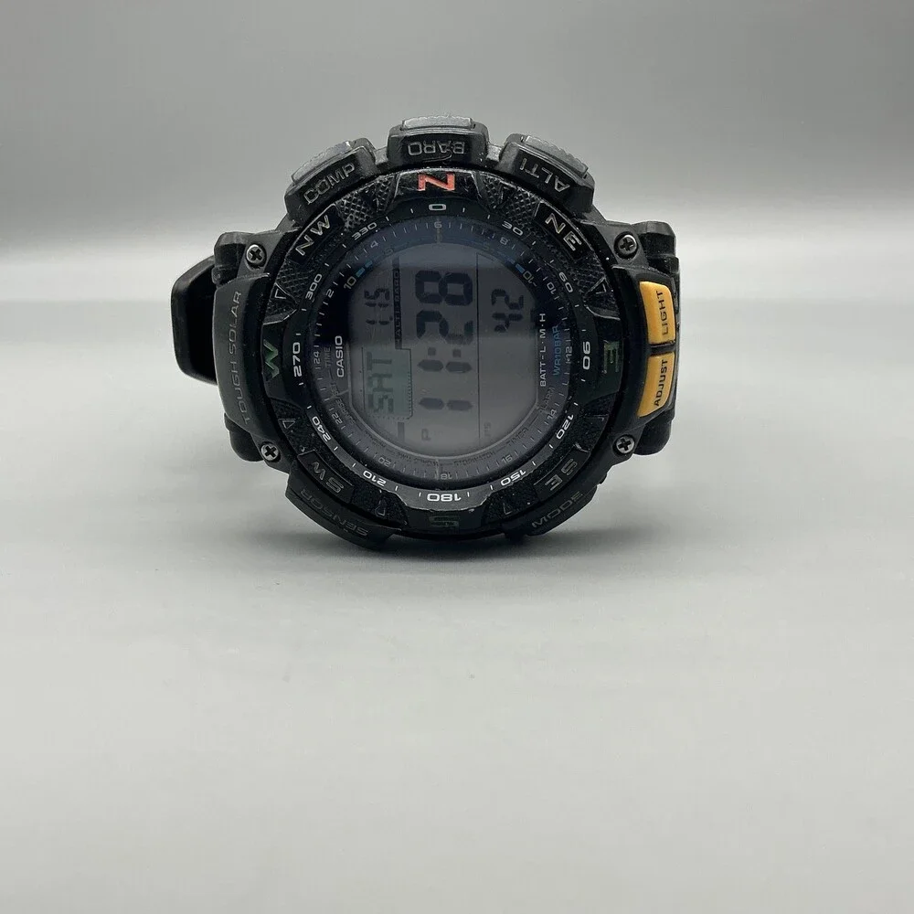 Casio Pathfinder 3246 PAG-240 Mens Watch 48mm Tough Solar Altimeter Compass